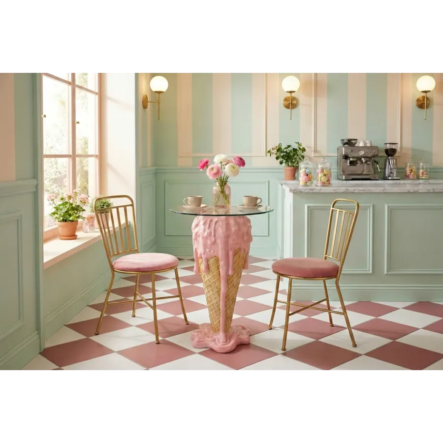 Invicta Stolik boczny ICE CREAM Ø 60cm / 48038