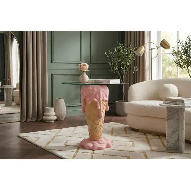 Invicta Stolik boczny ICE CREAM Ø 48cm / 48036