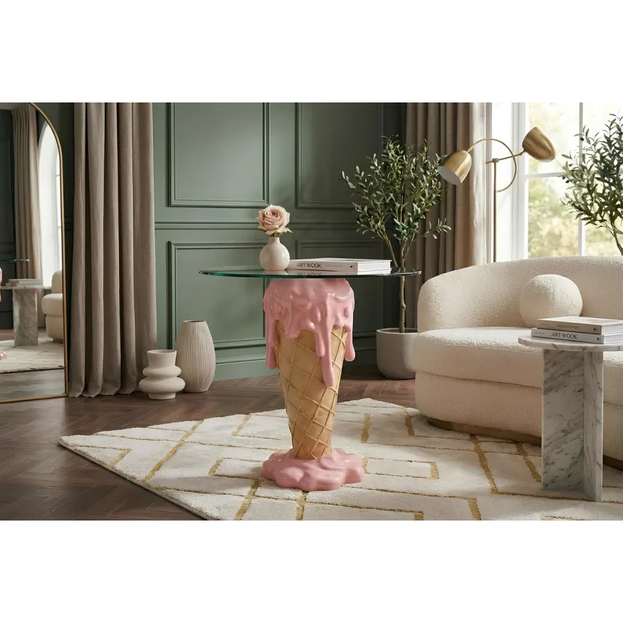 Invicta Stolik boczny ICE CREAM Ø 48cm / 48036