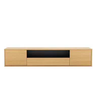 Invicta Szafka RTV LOFT fornir dębowy 150 x 30 x 40cm / 47814