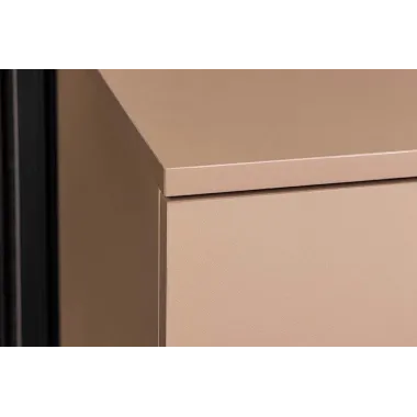 Invicta Szafka RTV LOFT beżowa fornir dębowy wisząca 160 x 36 x 40cm / 47809