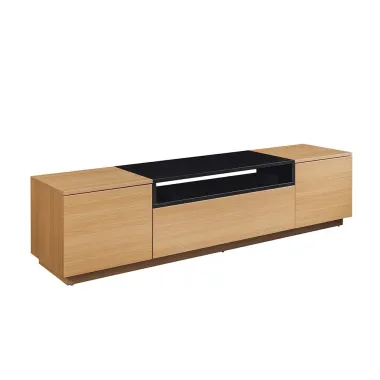 Invicta Szafka RTV LOFT naturalna fornir dębowy 160 x 40 x42cm / 47811