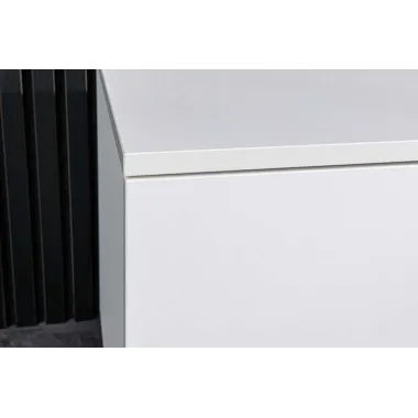 Invicta Szafka RTV biała wisząca fornir dębowy 160 x 36 x 40cm / 47807