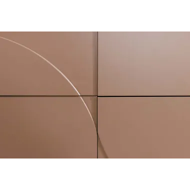 Invicta Komoda SAVOY 3D MDF beżowy ceramiczny blat 150 x 82 x 40cm / 47806