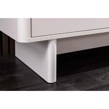 Invicta Komoda SAVOY 3D MDF biały ceramiczny blat 150 x 82 x 40cm / 47805