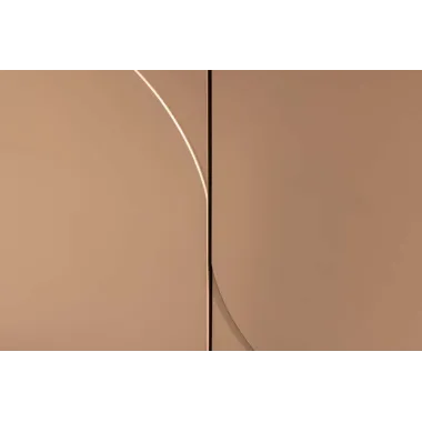 Invicta Komoda SAVOY 3D MDF beżowy ceramiczny blat 120 x 131 x 35cm / 47800