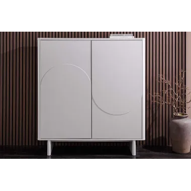 Invicta Komoda SAVOY MDF biały ceramiczny blat 120 x 131 x 35cm / 47799