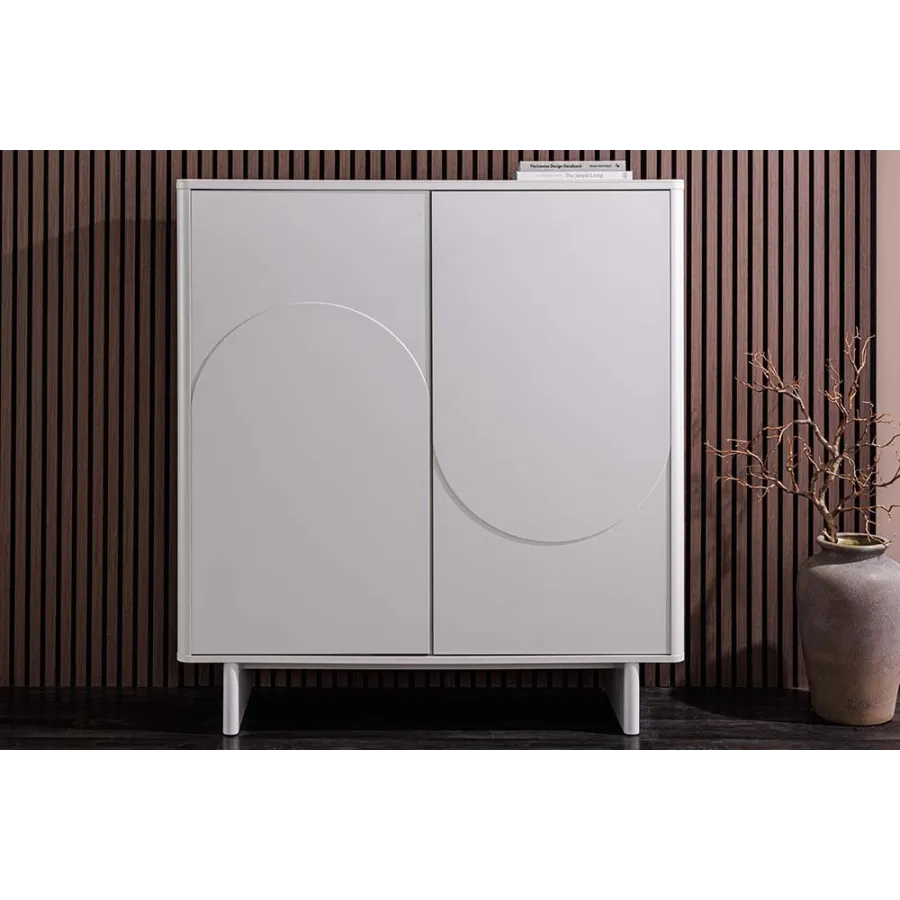 Invicta Komoda SAVOY MDF biały ceramiczny blat 120 x 131 x 35cm / 47799