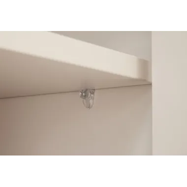 Invicta Komoda RTV SAVOY 3D MDF biały ceramiczny blat 150 x 57 x 40cm / 47798