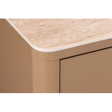 Invicta Komoda SAVOY 3D MDF beżowy ceramiczny blat 180 x 76 x 40cm / 47796