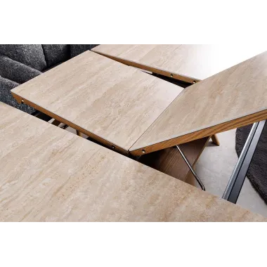 Invicta Stół Do Jadalni UNIQUE 160-200 x 76 x 90cm / 47675