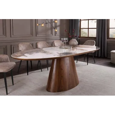 Invicta Stół Do Jadalni UNIQUE 160-200 x 76 x 90cm / 47676