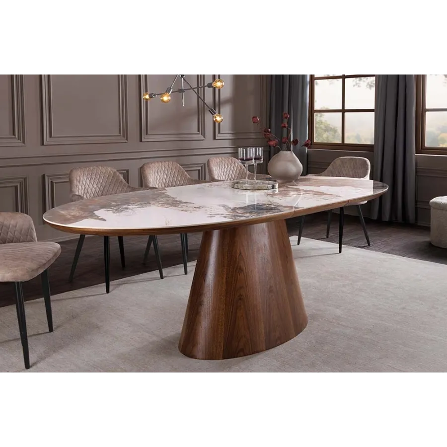 Invicta Stół Do Jadalni UNIQUE 160-200 x 76 x 90cm / 47676