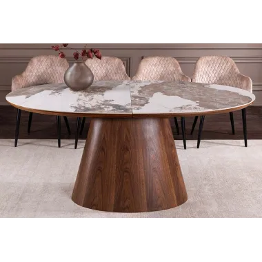 Invicta Stół Do Jadalni UNIQUE 160-200 x 76 x 90cm / 47676