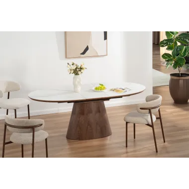 Invicta Stół Do Jadalni UNIQUE 160-200 x 76 x 90cm / 47674