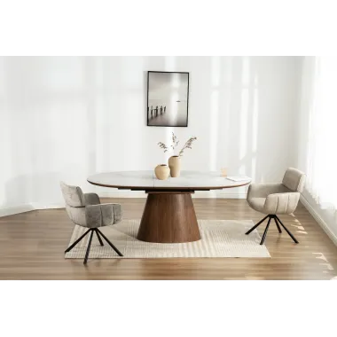 Invicta Stół Do Jadalni UNIQUE 160-200 x 76 x 90cm / 47674