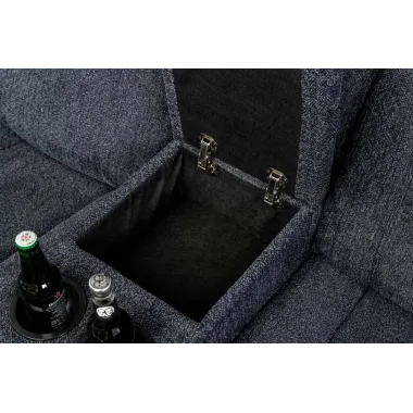 Invicta Sofa narożna kinowa HOLLYWOOD szary 270 x 105 x 270cm / 47588