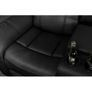 Invicta Fotel Kinowy HOLLYWOOD czarny 270 x 105 x 270cm / 47590