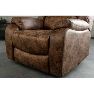 Invicta Fotel Kinowy HOLLYWOOD brązowy 97 x 104 x 164cm / 47596