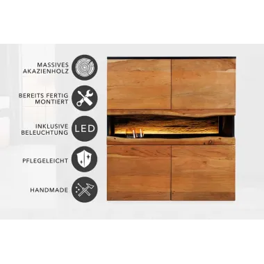 Invicta Komoda GRAND ACACIA 100 x 120 x 40cm / 44096