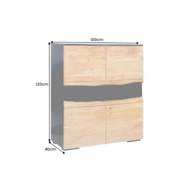Invicta Komoda GRAND ACACIA 100 x 120 x 40cm / 44096