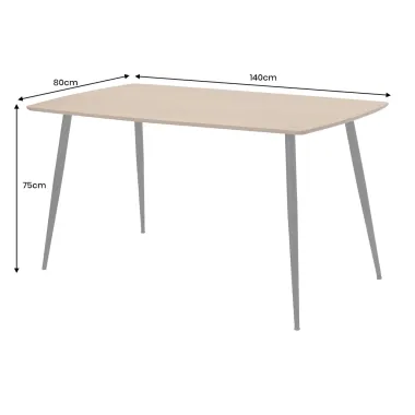 Invicta Stół Do Jadalni APARTMENT 140 x 75x 80cm / 47065