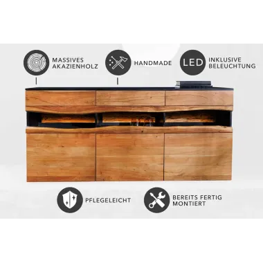 Invicta Komoda GRAND ACACIA 180 x 90 x 40cm / 44095