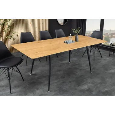 Invicta Stół rozkładany APARTMENT optyka dzikiego dębu 120-160 x 75 x 80cm / 47069