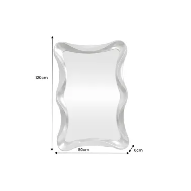 Invicta Lustro Scienne ALICE srebrne 80 x 120 x 6cm / 48189