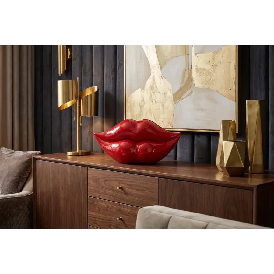 Invicta Wazon LIP usta red 55cm / 48058