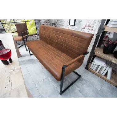 Ławka Loft 160cm vintage brąz / 38198