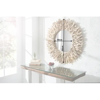 Invicta Lustro ścienne Riverside z drewna driftowego / 36577