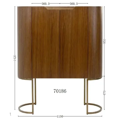 Kare Komoda Barek GIORGIO 2 drzwiowa MDF 115 x 142 x 42cm / 70186