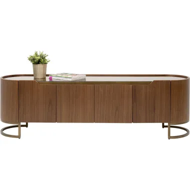 Kare Komoda TV GIORGIO 2 drzwiowa z szufladami MDF 180 x 55 x 42cm / 70185