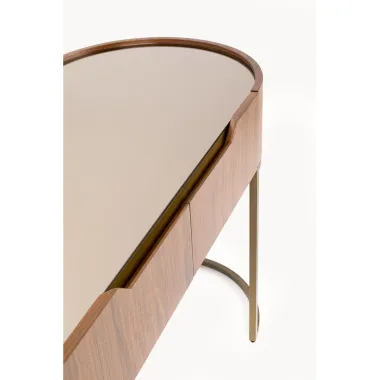 Kare Konsola GIORGIO MDF 2 szuflady 140 x 80 x 58cm / 71479