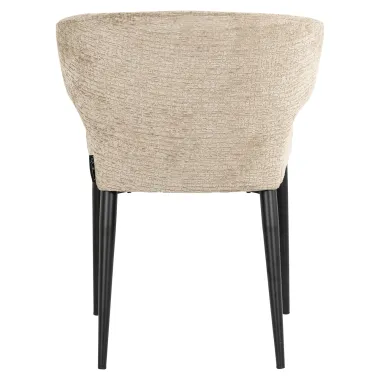 TAYLOR Krzesło tapicerowane beżowe 60cm / S4714 FR DESERT FUSION - Richmond