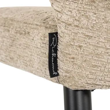 TAYLOR Krzesło tapicerowane beżowe 60cm / S4714 FR DESERT FUSION - Richmond