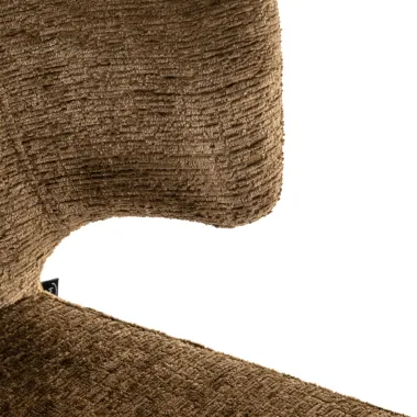 TAYLOR Krzesło tapicerowane brandy 60cm / S4714 FR BRANDY FUSION