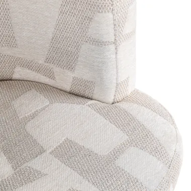 Krzesło obrotowe Rochenne z kółkami beige graffic swivel on wheels - Richmond