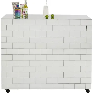 Kare Barek lustrzany SOLEA 120 x 105 x 48cm / 87749