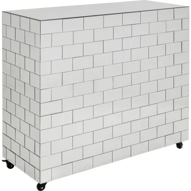 Kare Barek lustrzany SOLEA 120 x 105 x 48cm / 87749