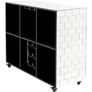 Kare Barek lustrzany SOLEA 120 x 105 x 48cm / 87749