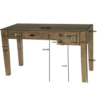 Kare Biurko PURO 135 x 78 x 60cm / 81333