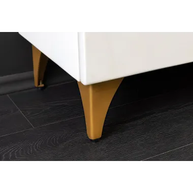 Invicta Szafka RTV GOLDEN SUNSET stojąca white mango 180cm / 48411