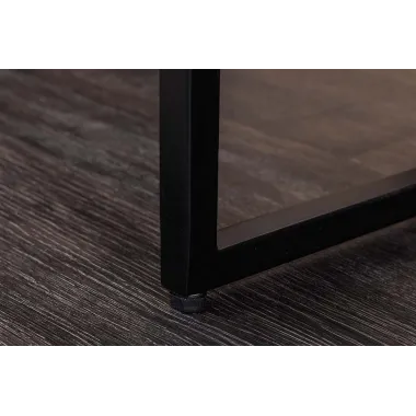 Invicta komoda wysoka ORBIT 3D czarne mango 85 x 120 x 45cm / 47606