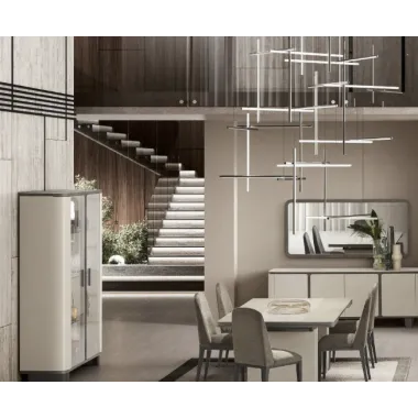 PERLA Włoska Komoda 4 drzwiowa 220 x 82 x 50cm / Adora