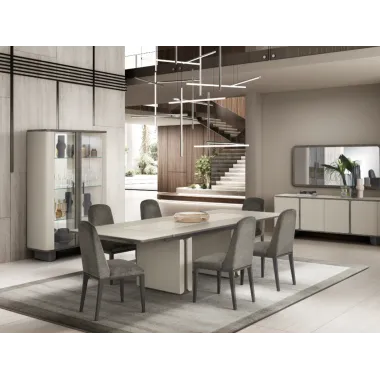 PERLA Włoski Stół do jadalni fix 158 x 77 x 90cm / ArredoClassic