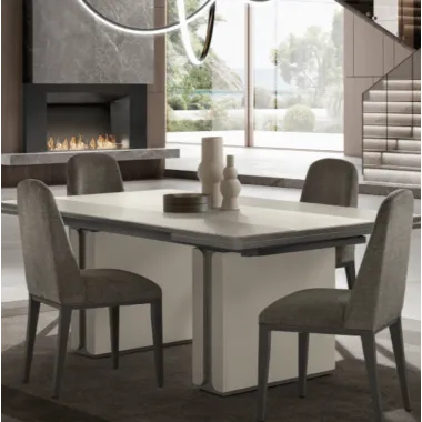 PERLA Włoski Stół do jadalni fix 158 x 77 x 90cm / ArredoClassic