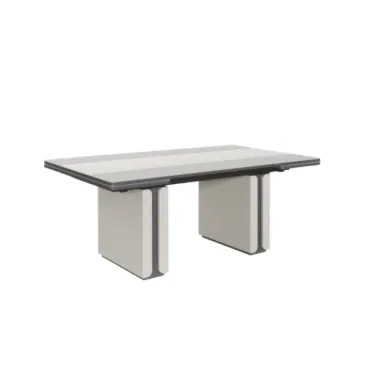 PERLA Włoski Stół rozkładany z trawertytem 200 - 294 x 77 x 115cm / ArredoClassic