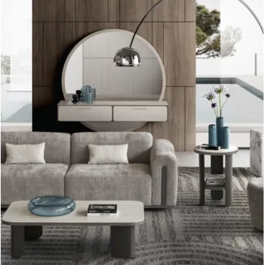 PERLA Włoska konsola z lustrem 158 x 158 x 41cm / ArredoClassic